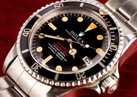 rolex double red sea dweller|rolex sea dweller price guide.